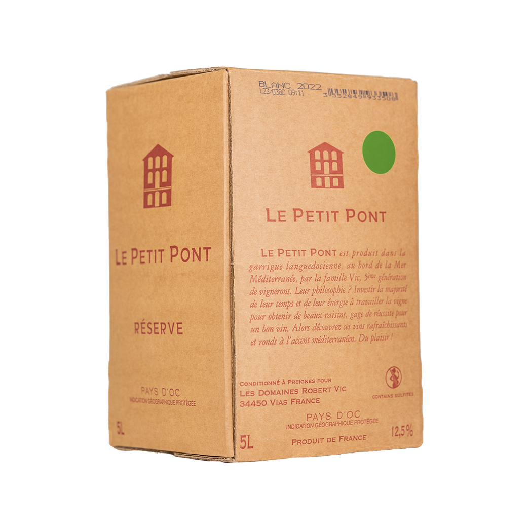 Bib 5L Petit Pont Blanc