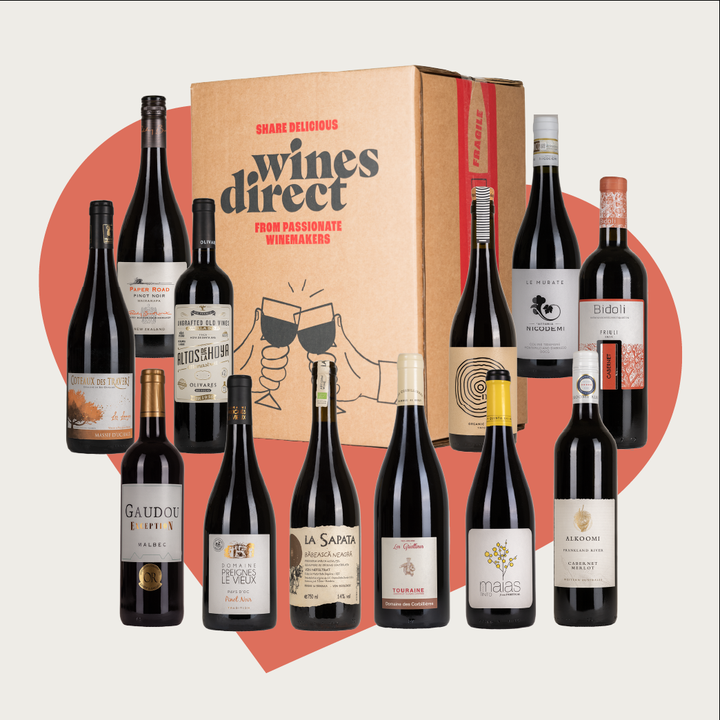 Case of online red wine