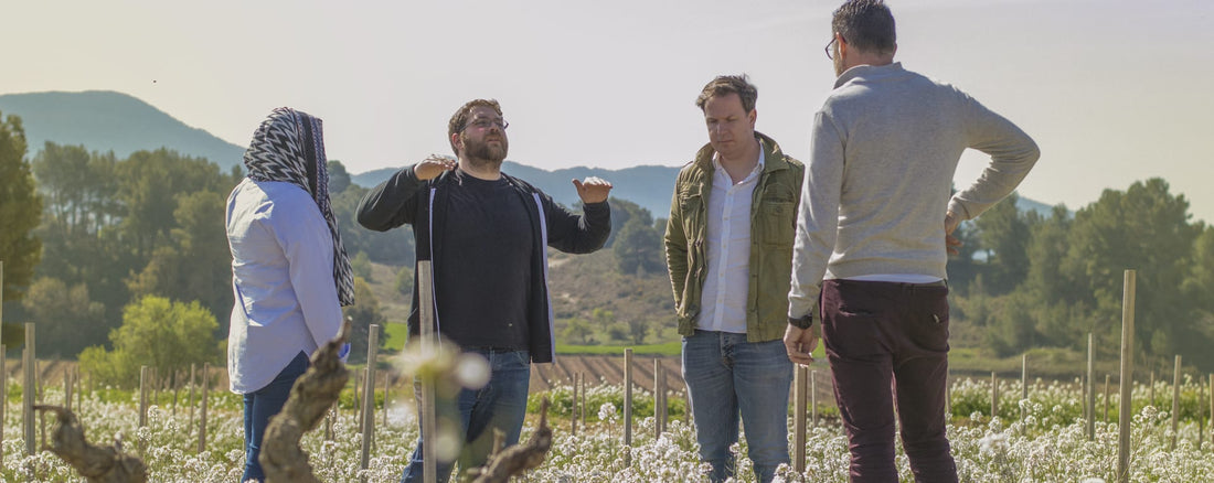 Bernat Andreu explains Cava to the Wines Direct team