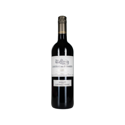 Bottle of Eyssards Merlot Cabernet Franc red wine from Bergerac, France