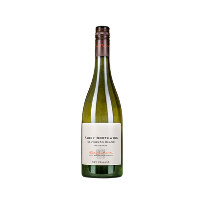 Bottle of Paddy Borthwick Sauvignon Blanc white wine from Wairarapa, New Zealand