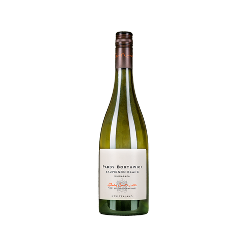 Bottle of Paddy Borthwick Sauvignon Blanc white wine from Wairarapa, New Zealand