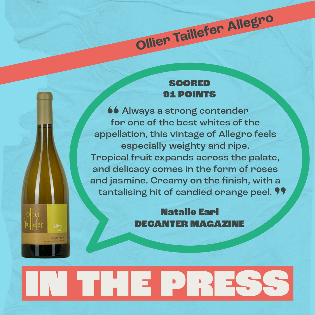Ollier Taillefer Allegro Faugeres AOC France