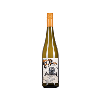 Bottle of Jean-Luc Mader Super Felsa Spranger Riesling white wine from Alsace, France
