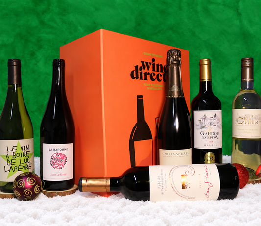 The Lighter Side six-bottle wine gift with Cava, white and red wines