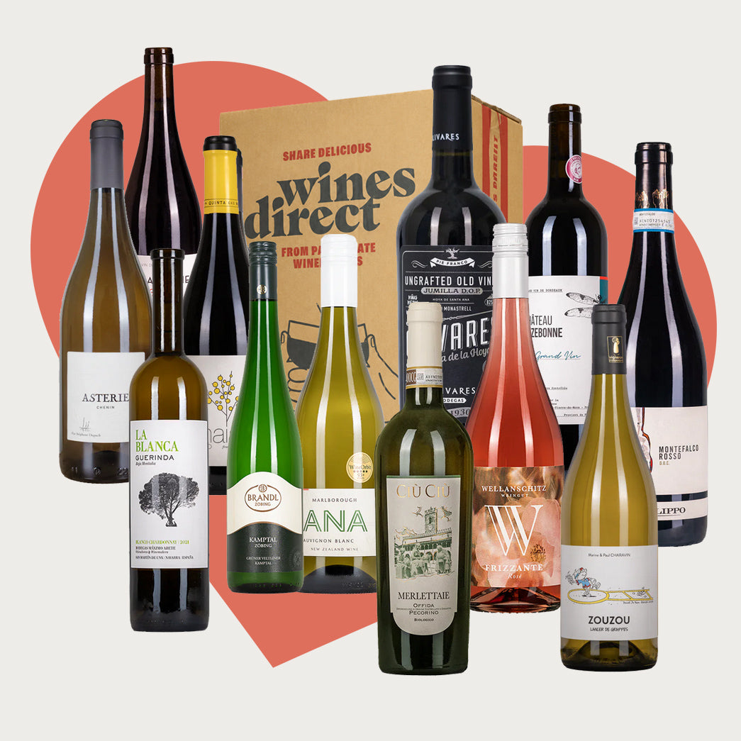 Wines Direct Staff Selection red and white mixed case of 12 bottles
