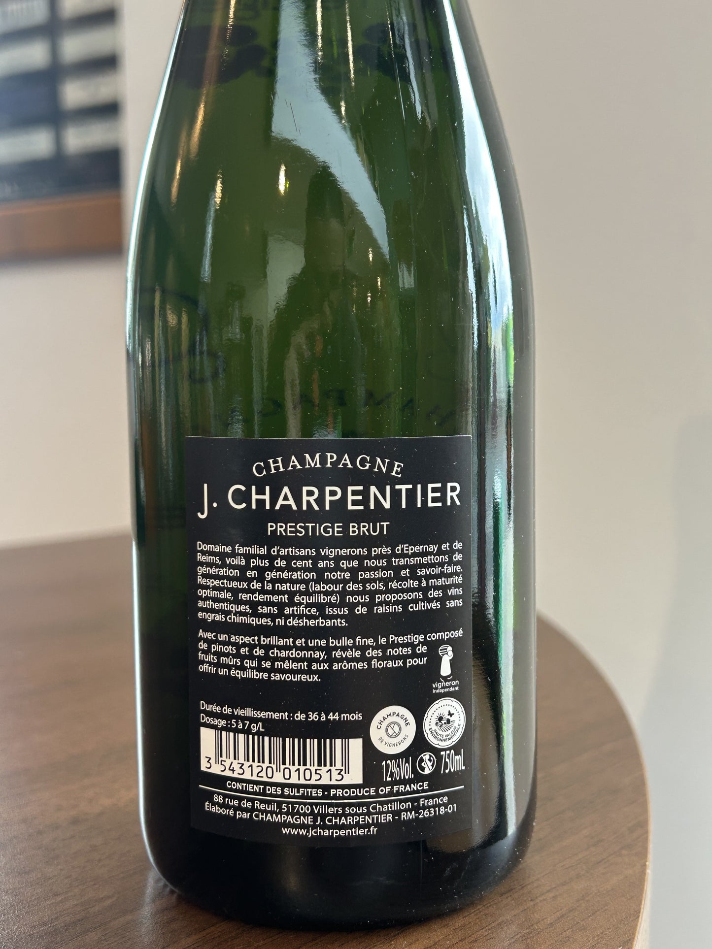 J. Charpentier Brut Prestige Champagne AOC France