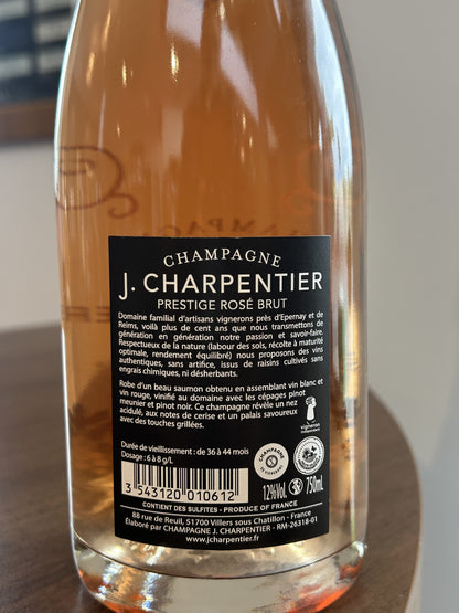 J. Charpentier Brut Prestige Rosé Champagne AOC France