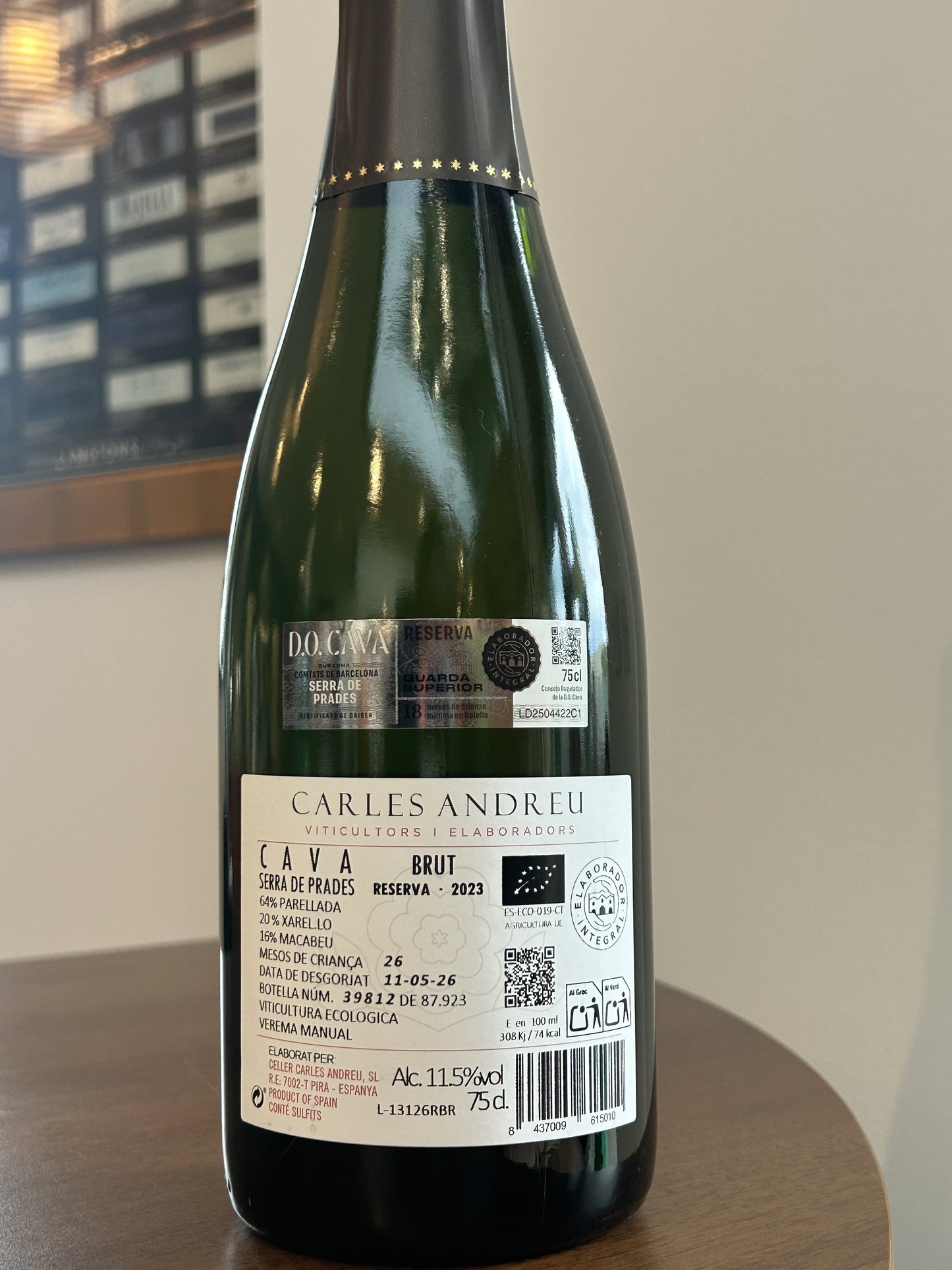Carles Andreu Cava Brut Reserva DO Spain