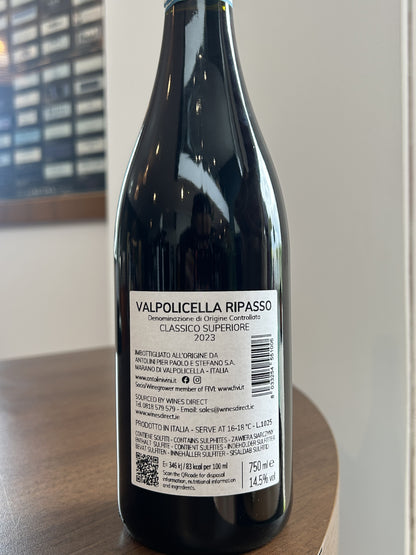 Pier Paolo Antolini Ripasso Valpolicella Classico Superiore DOC Italy