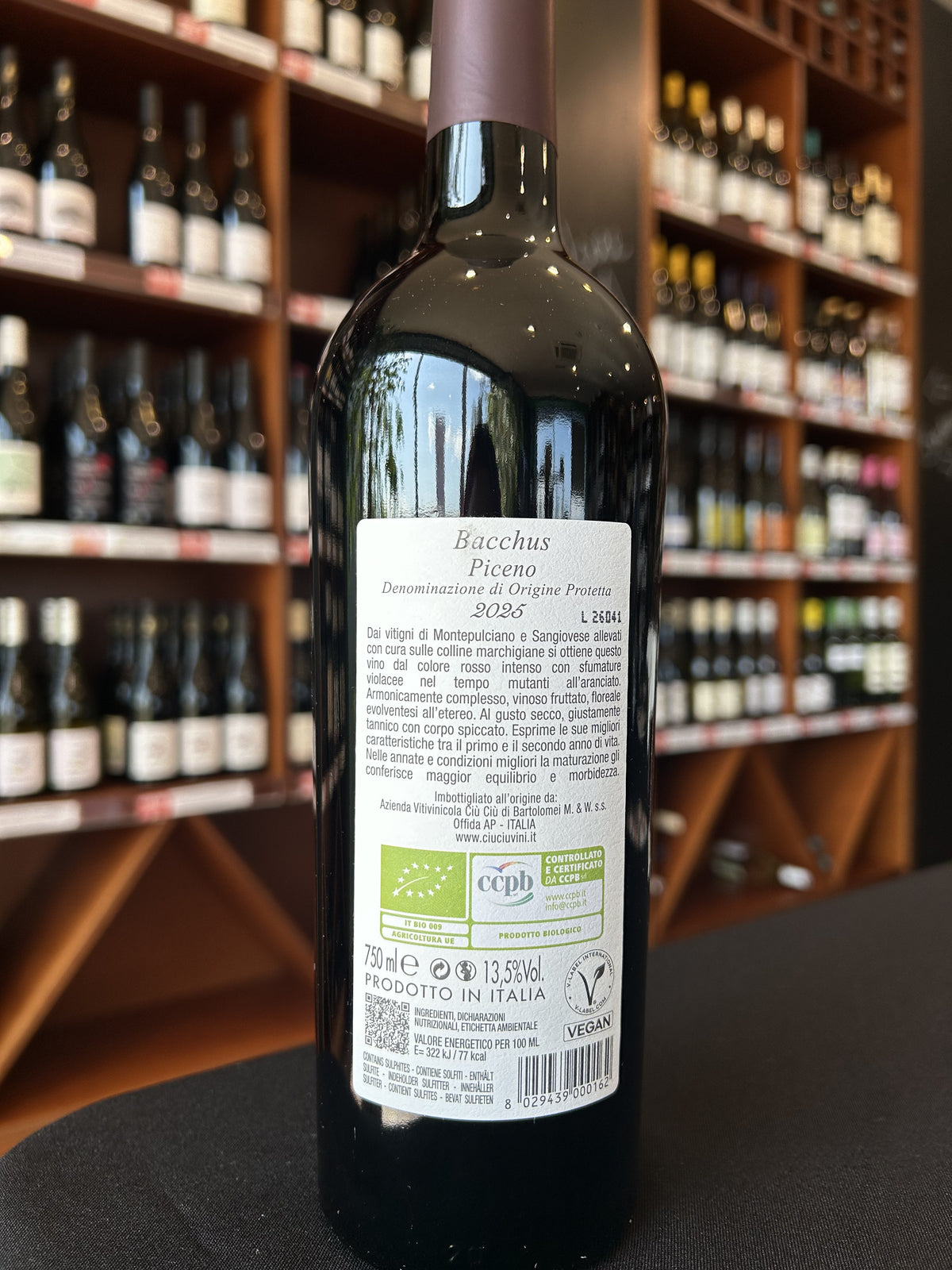 Ciu Ciu Bacchus DOP Italy