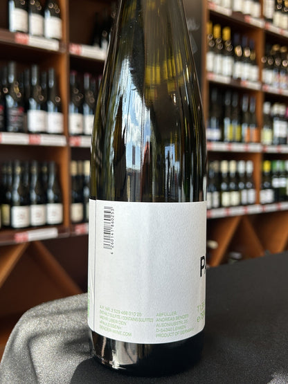 Bender Paulessen Riesling back label