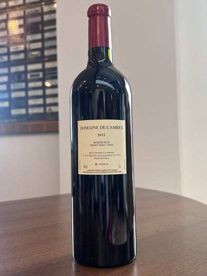 Domaine de Cambes Bordeaux AOC France 2015