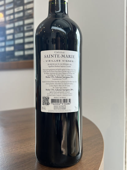Sainte Marie Bordeaux Superieur AOC France