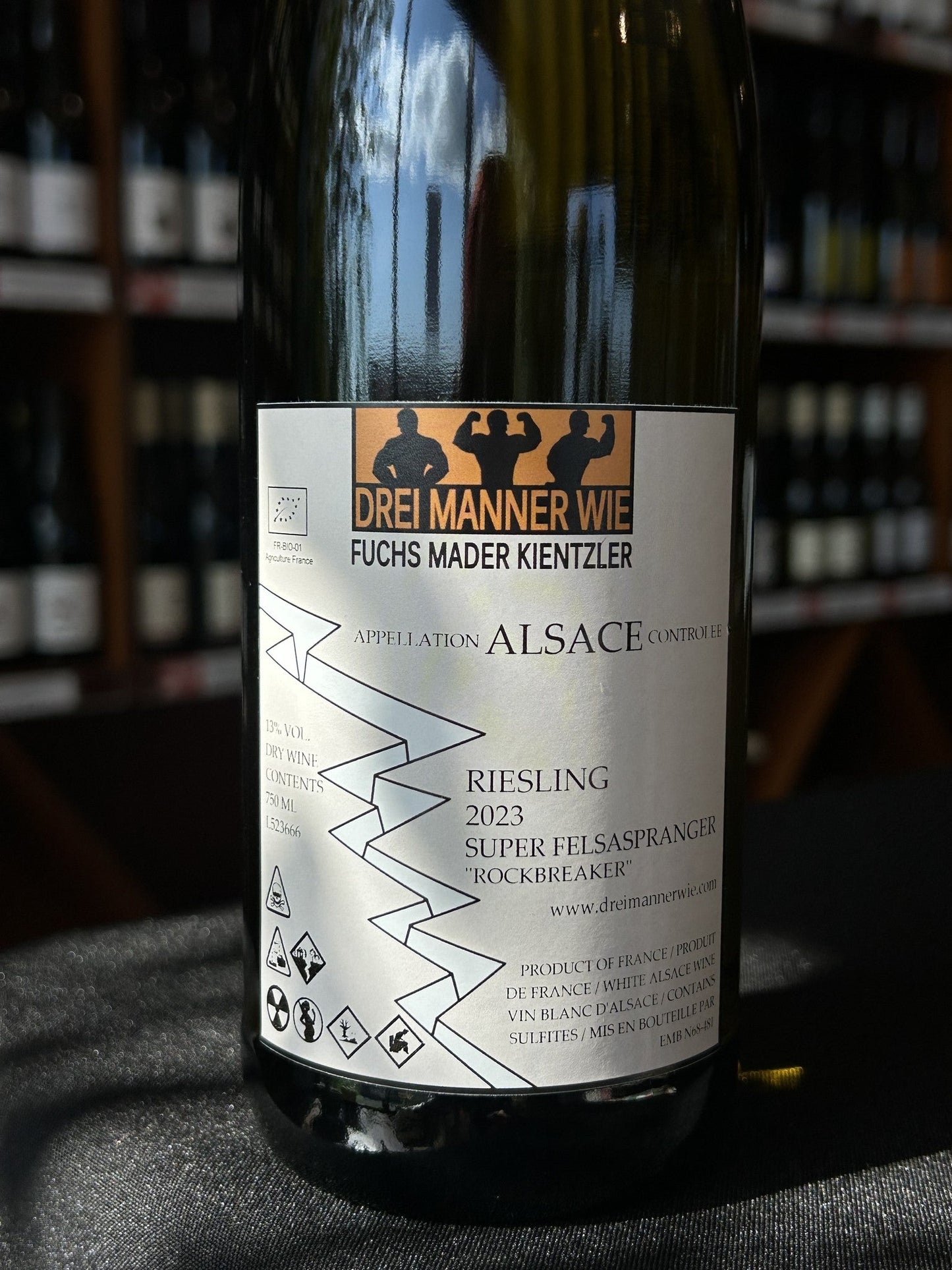 Jean-Luc Mader Super Felsa Spranger back label